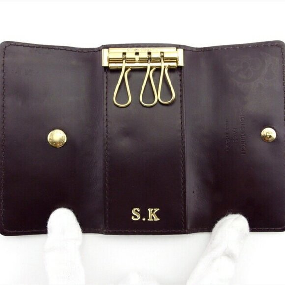 LOUIS VUITTON key case Verni Patent Leather Authentic UseD - Picture 6 of 10